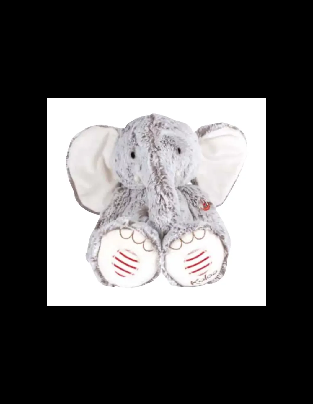 Peluche éléphant Noa 38 cm - Rouge Kaloo