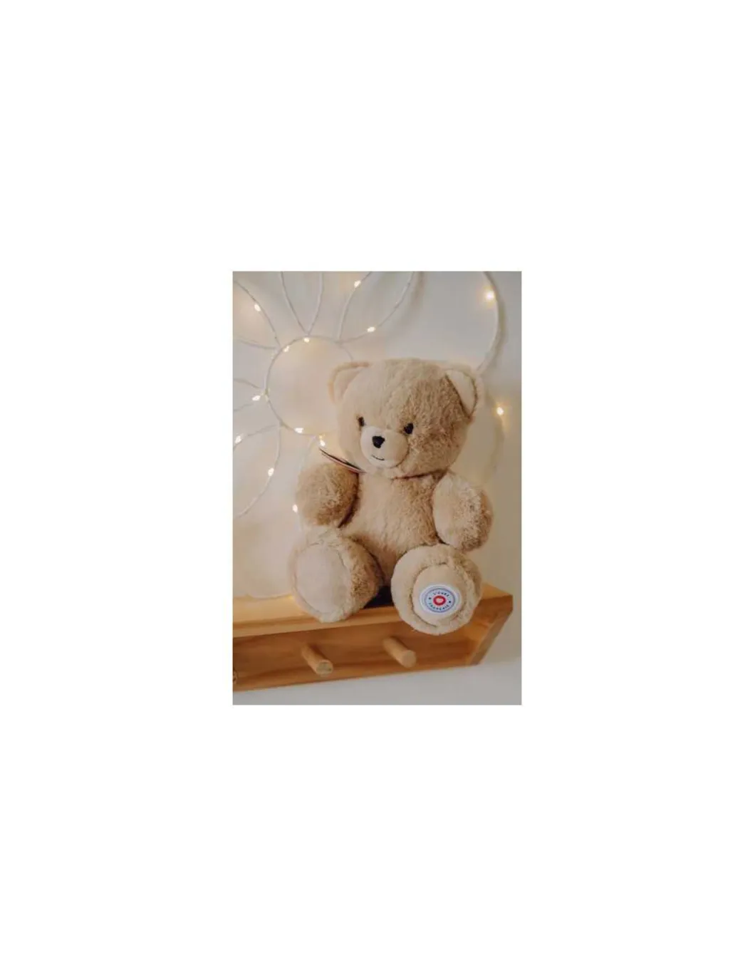Peluche petit ours beige L'ours français 25 cm