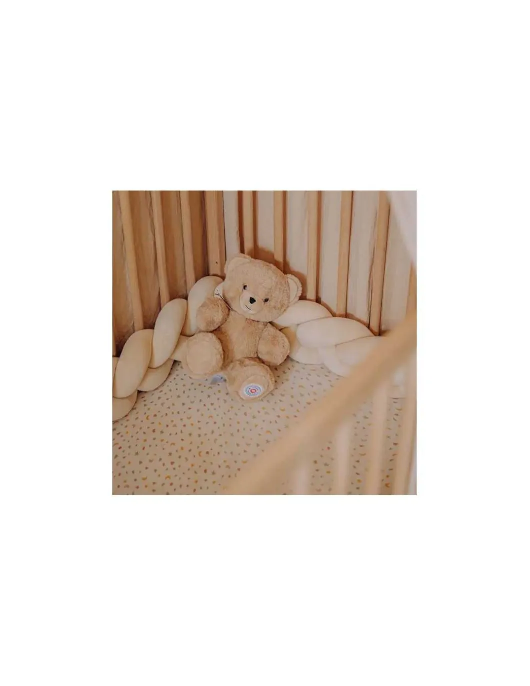 Peluche petit ours beige L'ours français 25 cm