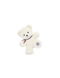 Peluche petit ours blanc L'ours français 25 cm