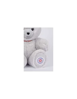 Peluche petit ours gris perle L'ours français 25 cm