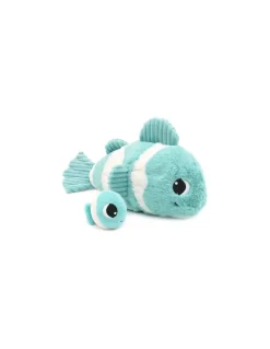 Peluche Poisson clown maman et bébé aqua - Les Ptipotos by Déglingos