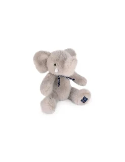 Peluche Sowen Elephant gris 30 cm - Maïlou Tradition