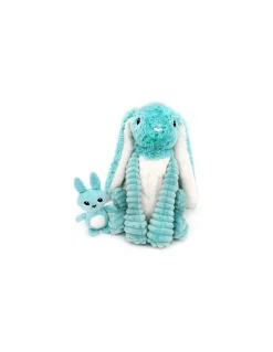 Peluche Toudou le lapin aqua - Les Ptipotos by Déglingos