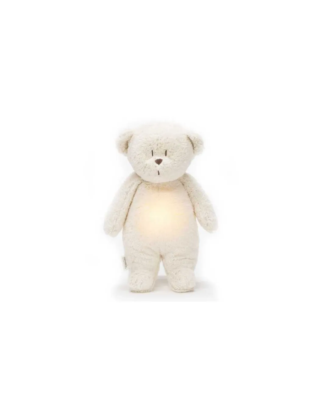 Peluche veilleuse musicale ourson Blanc polaire - Moonie