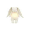 Peluche veilleuse musicale lapin blanc polaire - Moonie
