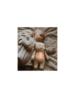 Peluche veilleuse musicale ourson Cappuccino - Moonie