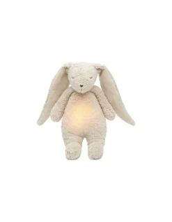 Peluche veilleuse musicale lapin Sable - Moonie