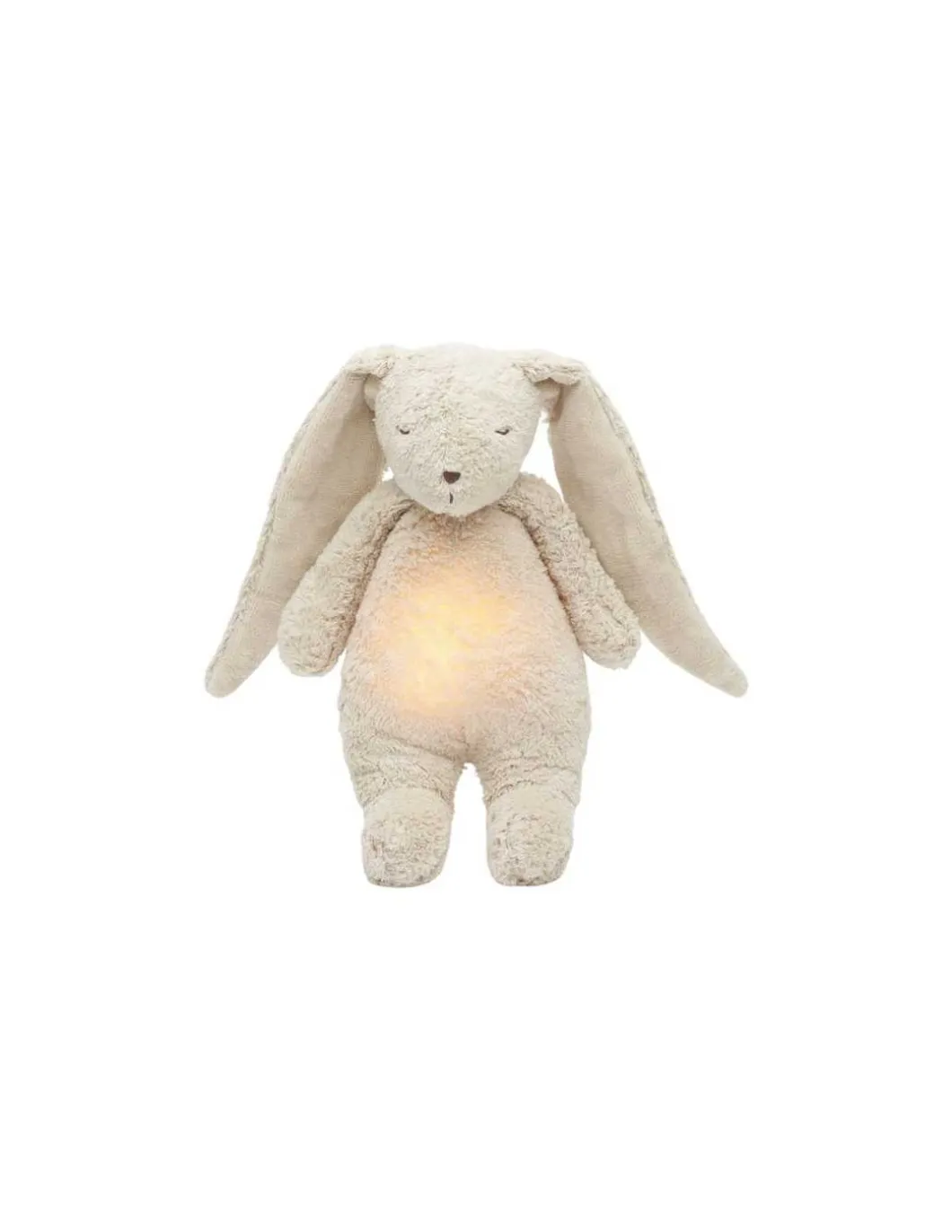 Peluche veilleuse musicale lapin Sable - Moonie