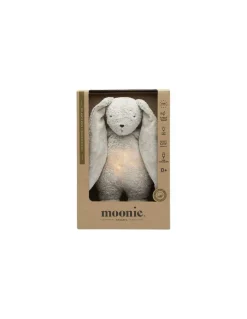 Peluche veilleuse musicale lapin Sable - Moonie