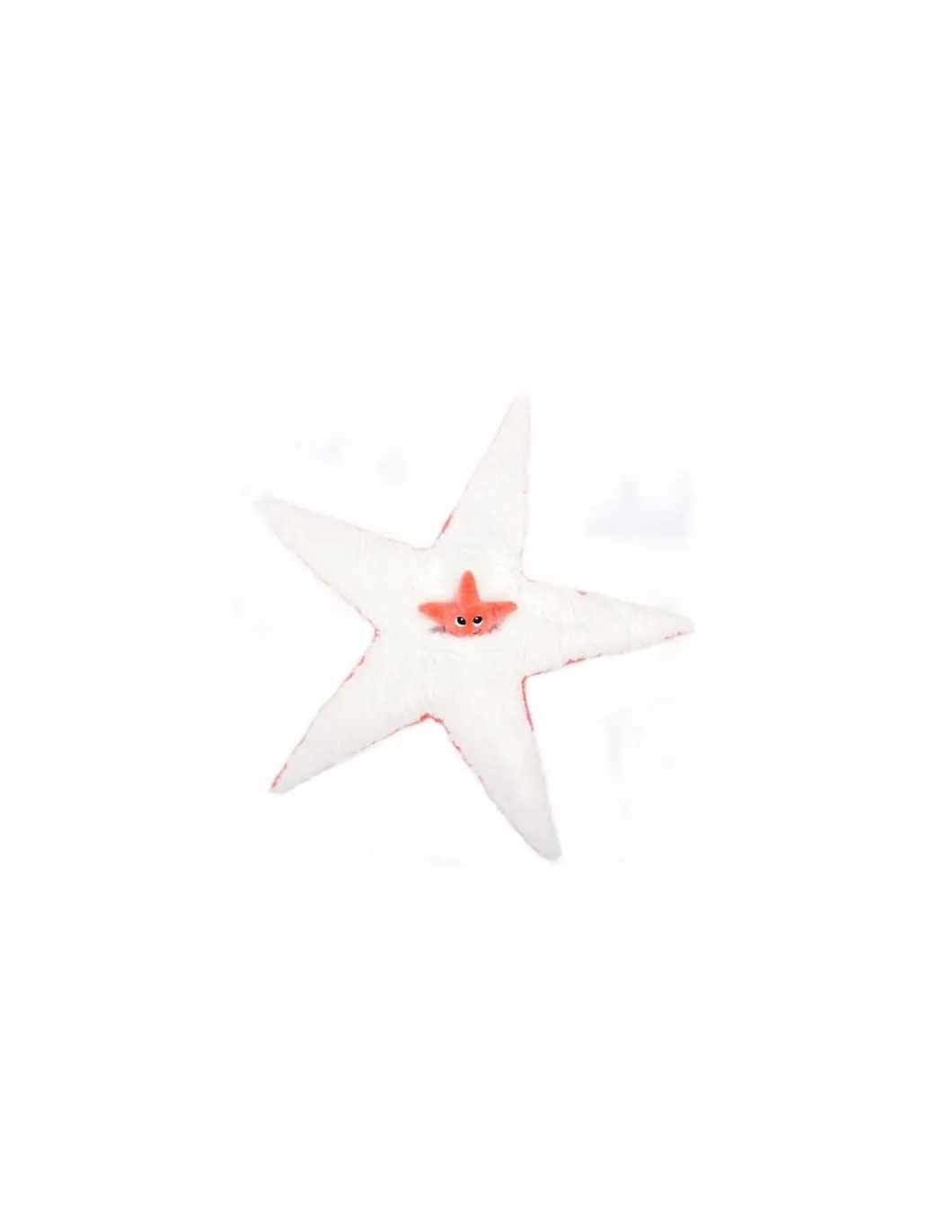 Peluche Wahou l'étoile de mer corail - Les Ptipotos by Déglingos