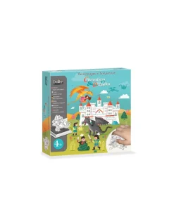 Personnages à tamponner Chevaliers et Dragons - CréaLign'