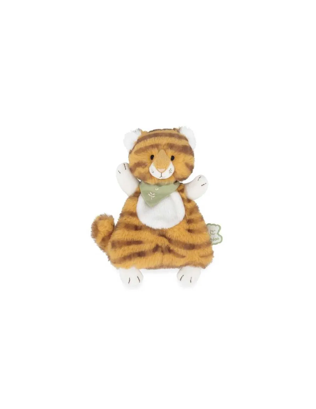 Petit doudou plat Papaye le tigre - Kaloo