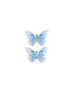 Pinces à cheveux Florence papillon bleu - Souza