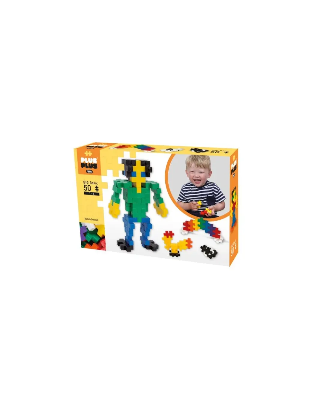 Plus Plus Box midi basic 50 pièces - jeu de construction