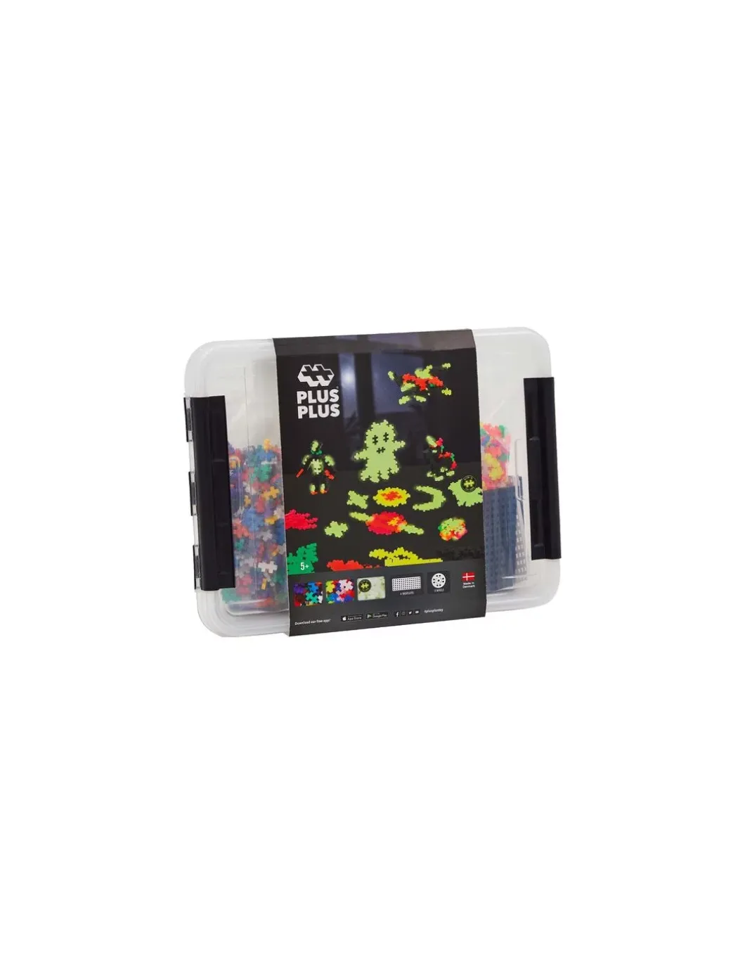 Plus Plus coffre découverte phosphorescent 2000 pièces