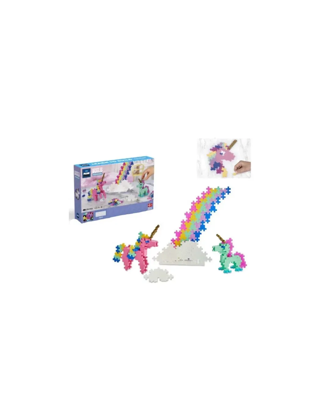 Plus Plus Kit découverte licornes 275 pièces