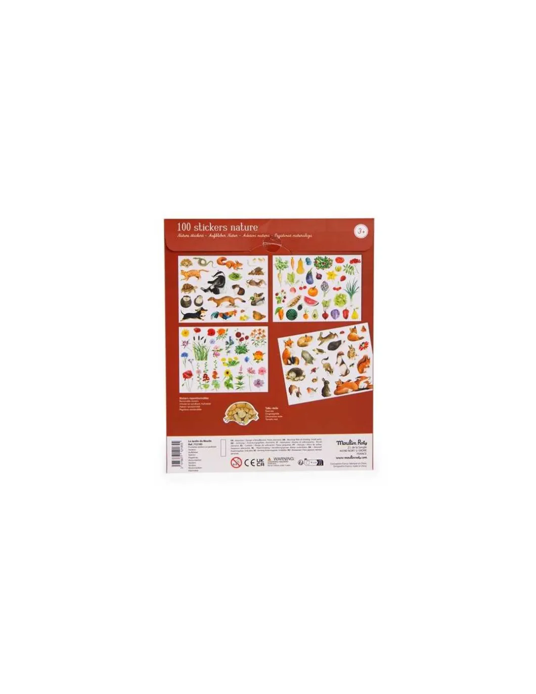 Pochette stickers Le jardinier Le Jardin du Moulin - Moulin Roty
