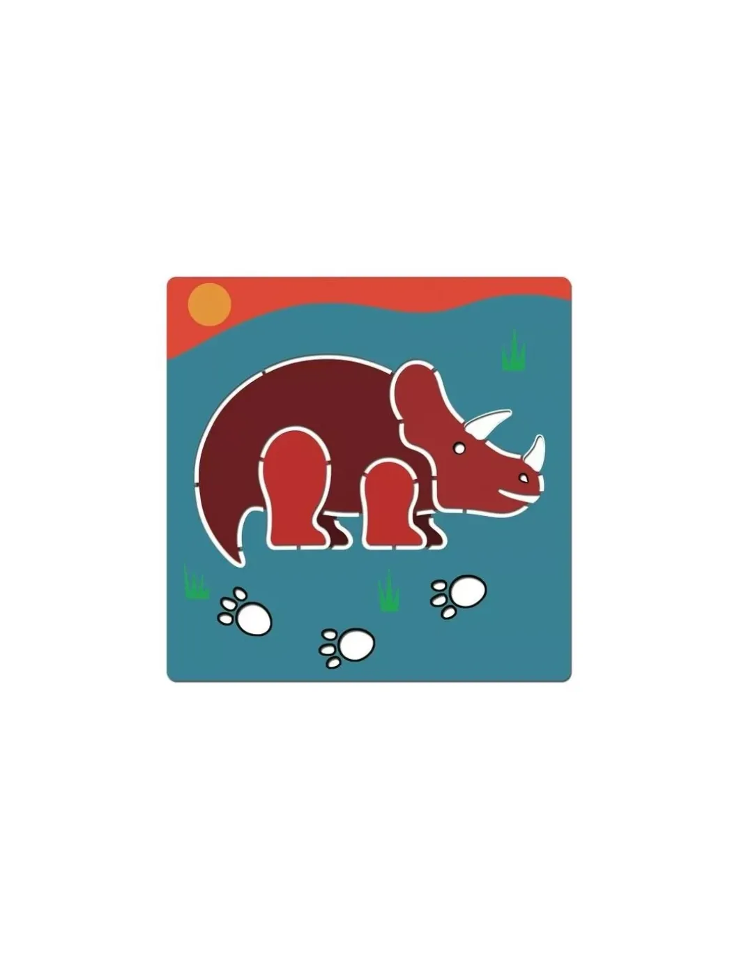 Pochoirs dinosaures - Djeco