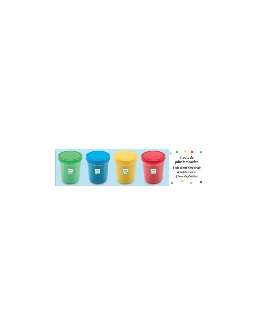 Pots de pâte à modeler 1er âge - Djeco