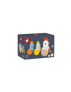Poule et poussins à promener - Janod