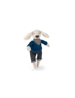 Poupée chien Pilou bleu Puce & Pilou - Moulin Roty