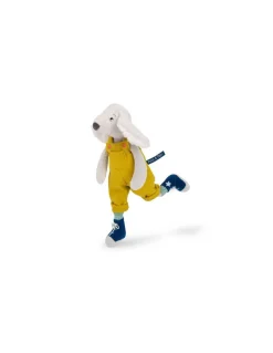 Poupée chien Pilou jaune Puce & Pilou - Moulin Roty
