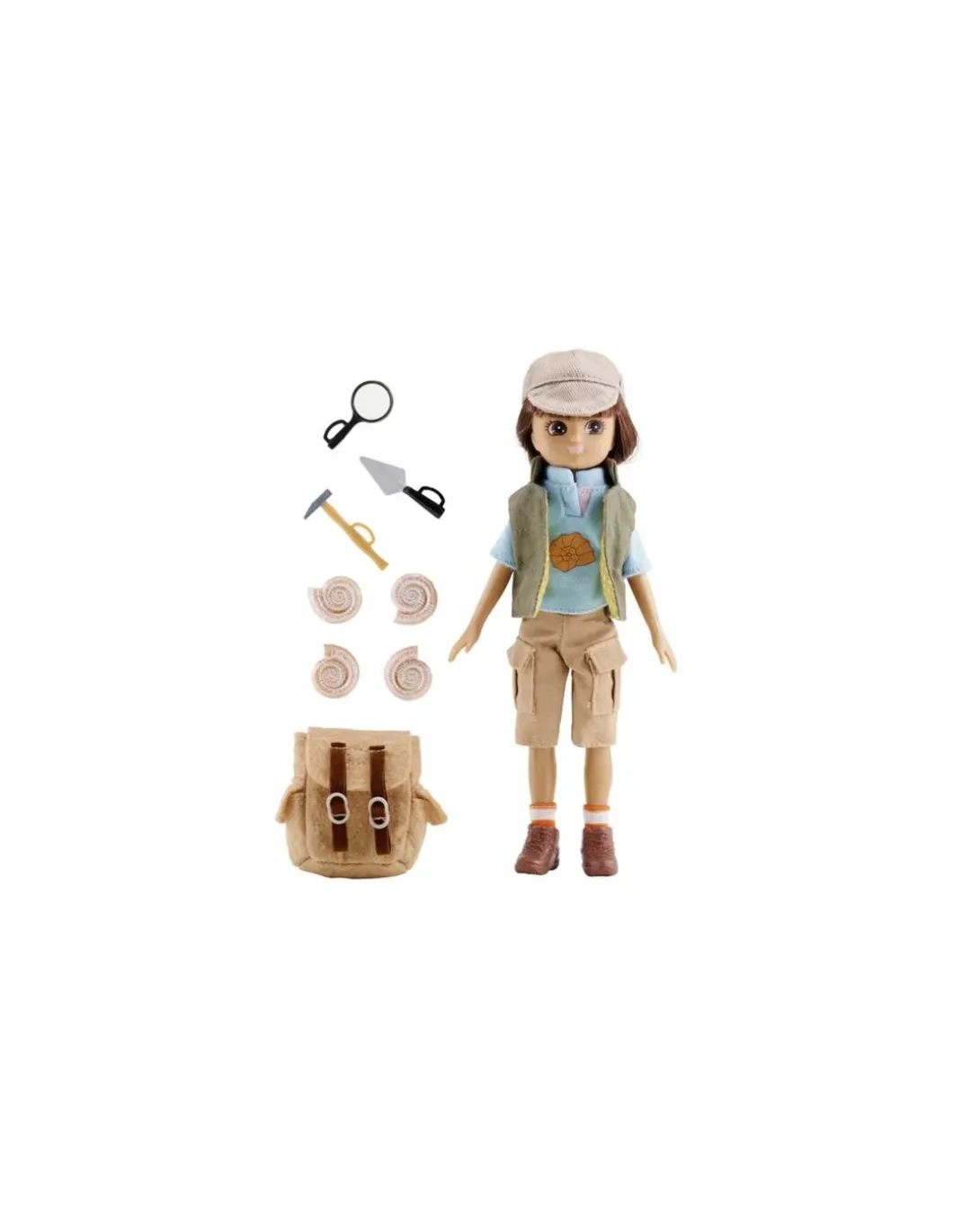 Poupée Lottie chasseur de fossiles