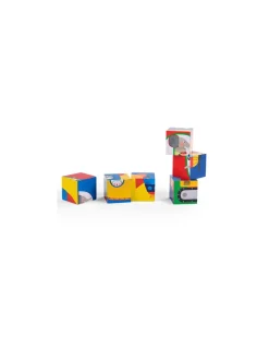 Puzzle 6 cubes Les Popipop - Moulin Roty