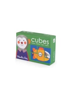Puzzle 6 cubes Les Popipop - Moulin Roty