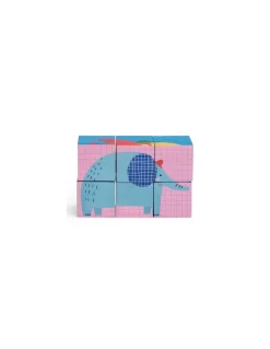 Puzzle 6 cubes Les toupitis - Moulin Roty