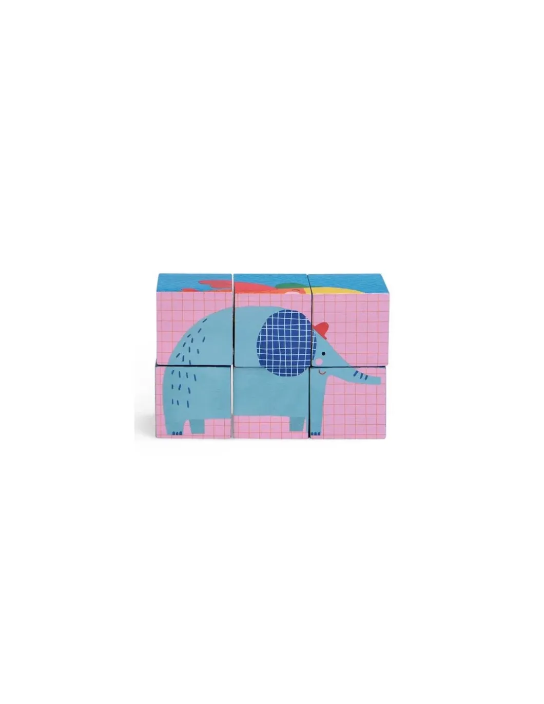 Puzzle 6 cubes Les toupitis - Moulin Roty