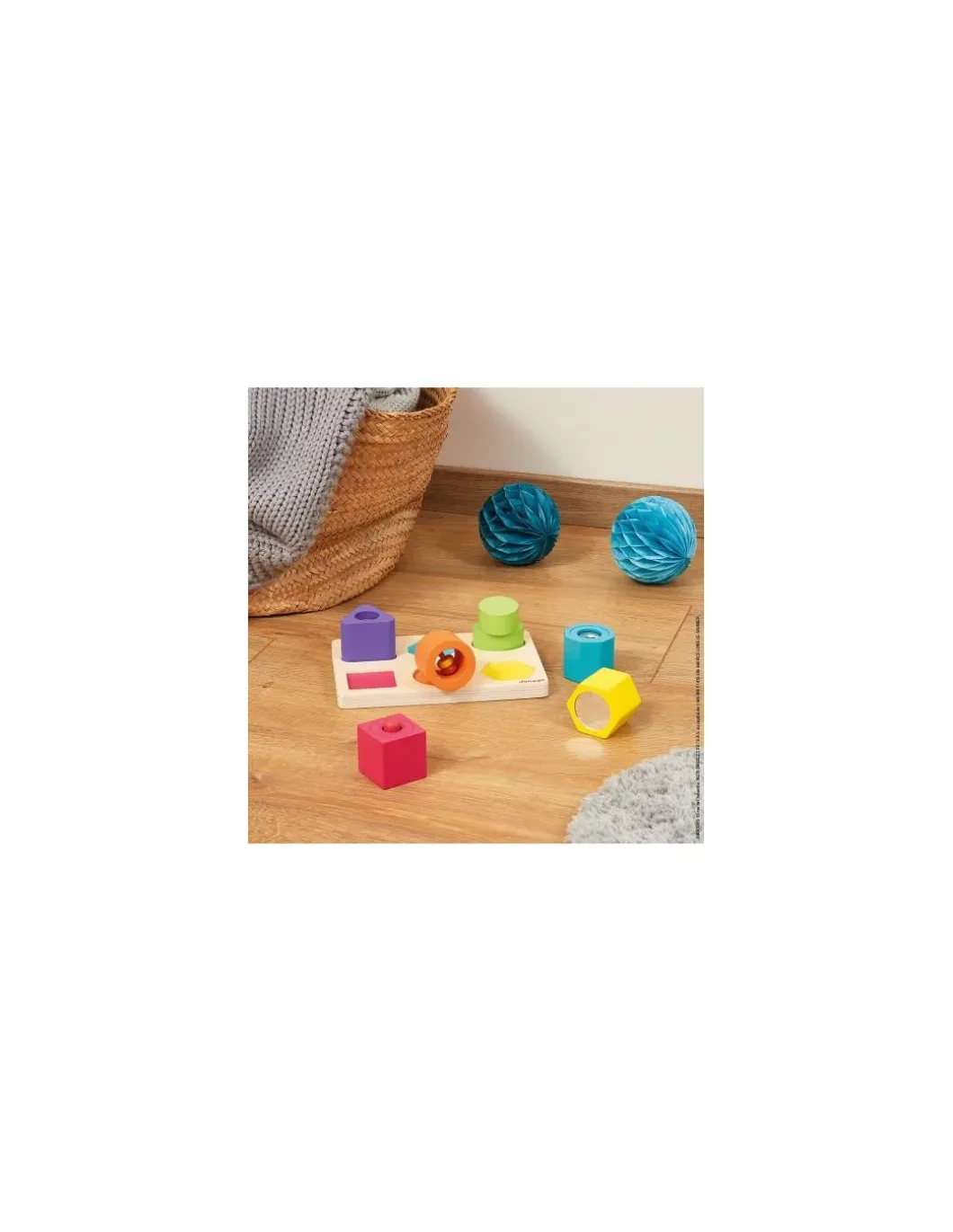 Puzzle 6 cubes sensoriels - Janod