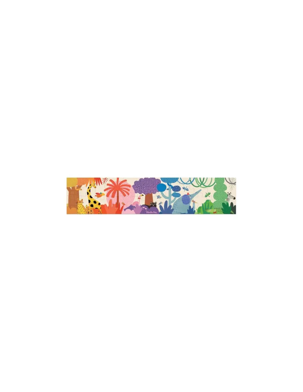 Puzzle 24 la jungle arc en ciel Les Toupitis - Moulin Roty