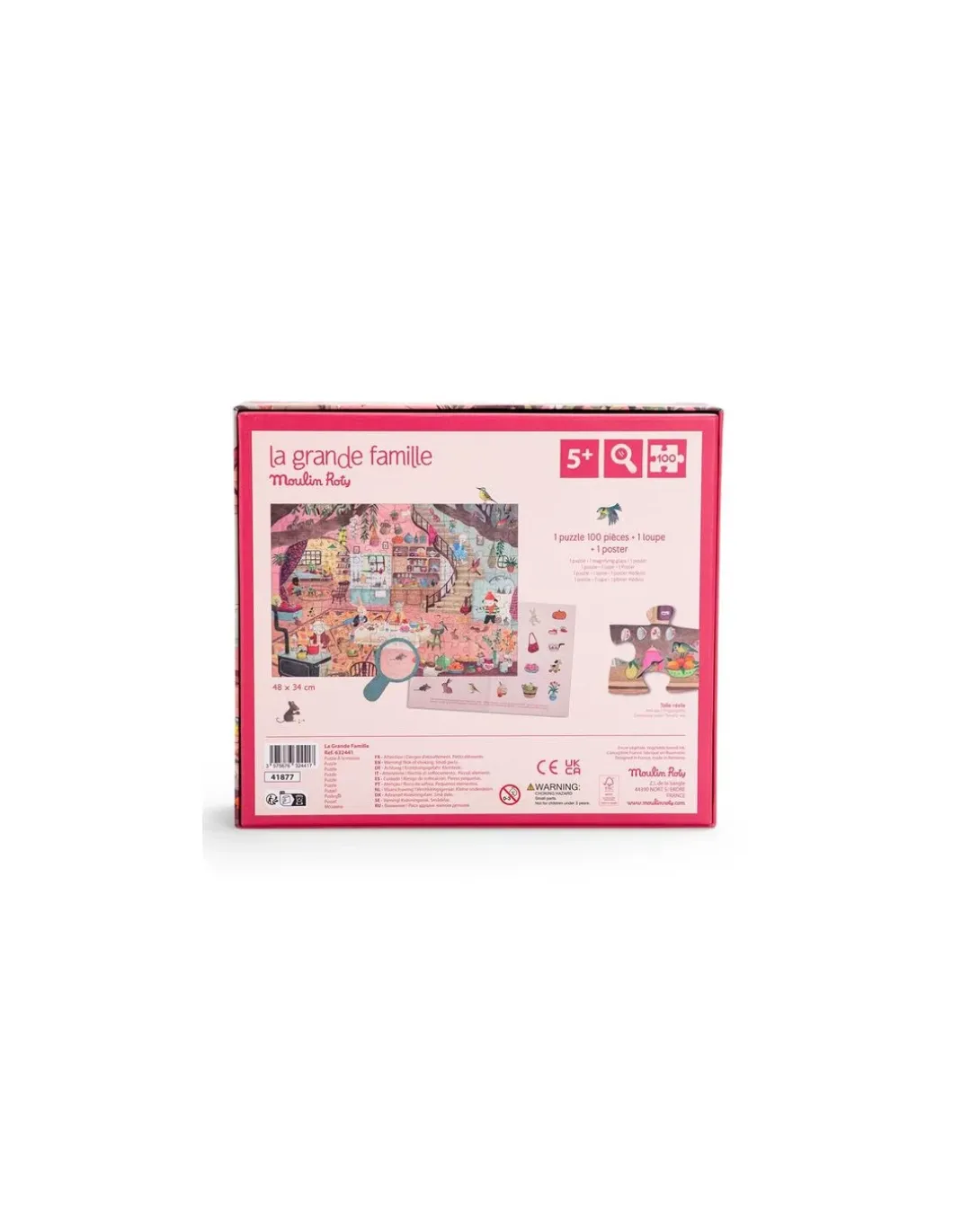 Puzzle À la maison 100 pièces - Moulin Roty