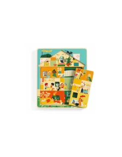 Puzzle 3 niveaux Chez Léo - Djeco