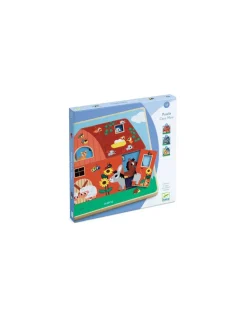 Puzzle 3 niveaux Chez Moo - Djeco