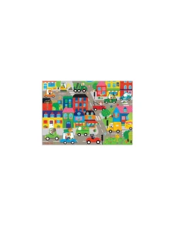 Puzzle 48 pièces en ville Les Popipop - Moulin Roty