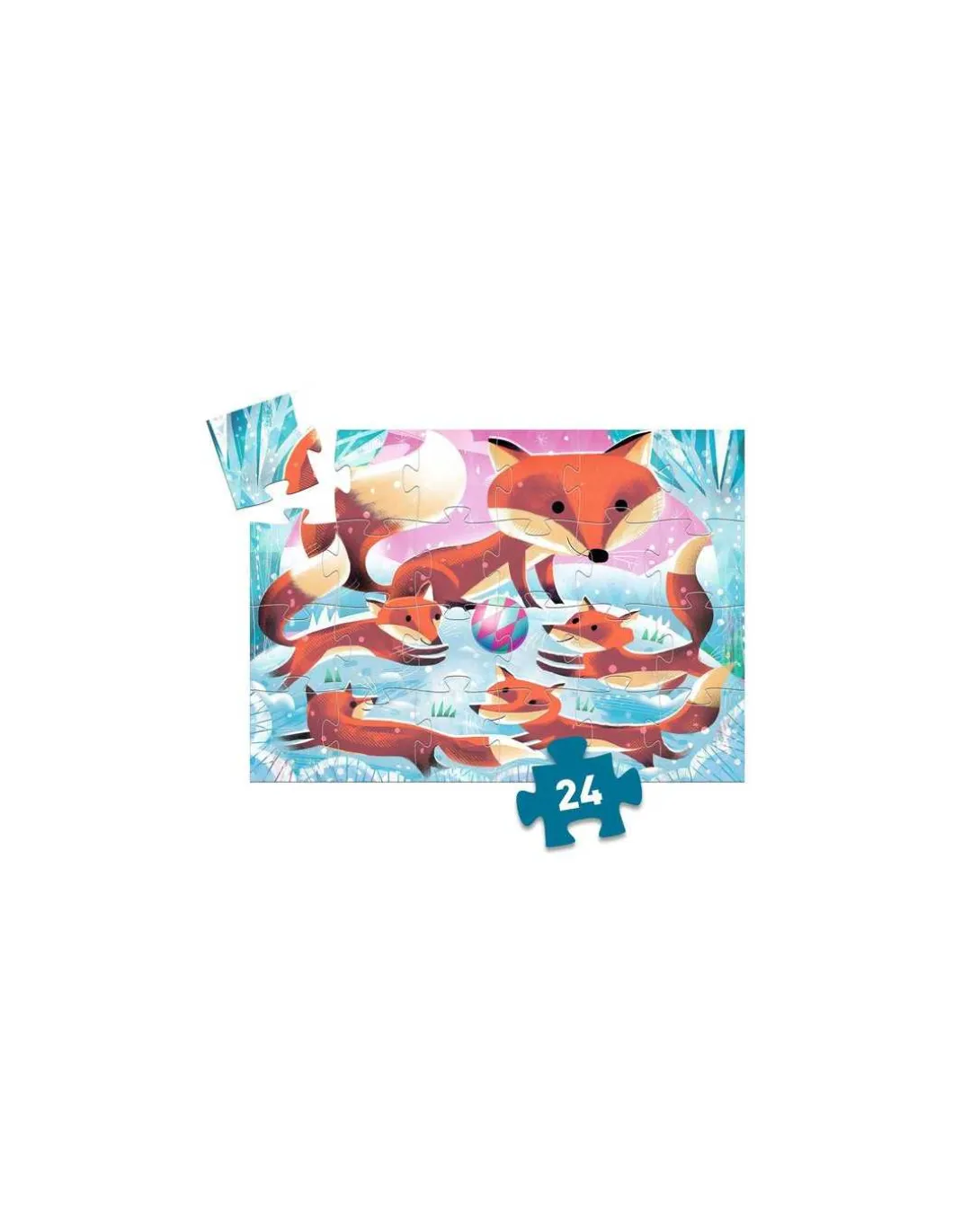 Puzzle 24 pièces Ginger petit renard - Djeco