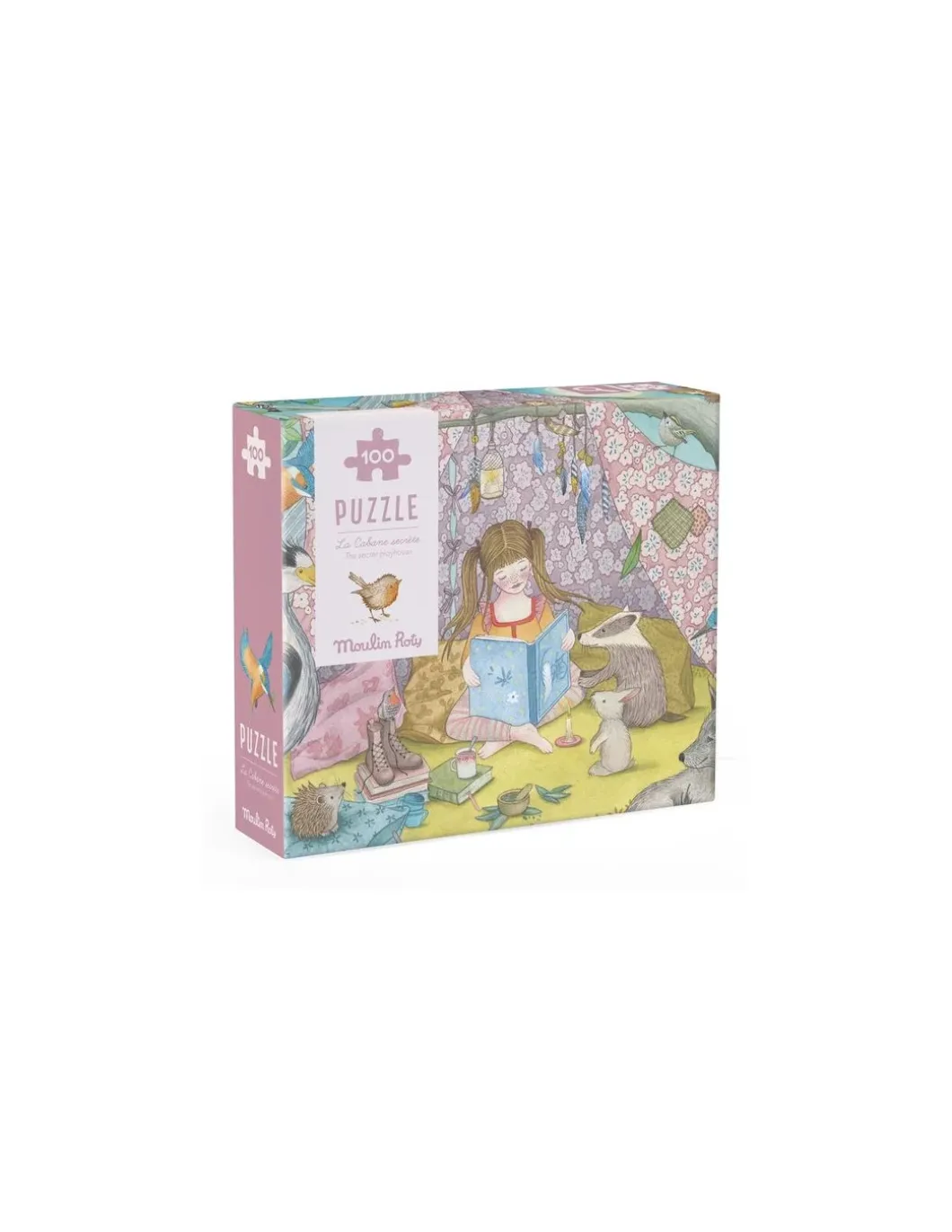 Puzzle 100 pièces la cabane secrète Les Rosalies - Moulin Roty