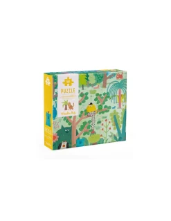 Puzzle 48 pièces la terre merveilleuse Les Schmouks - Moulin Roty