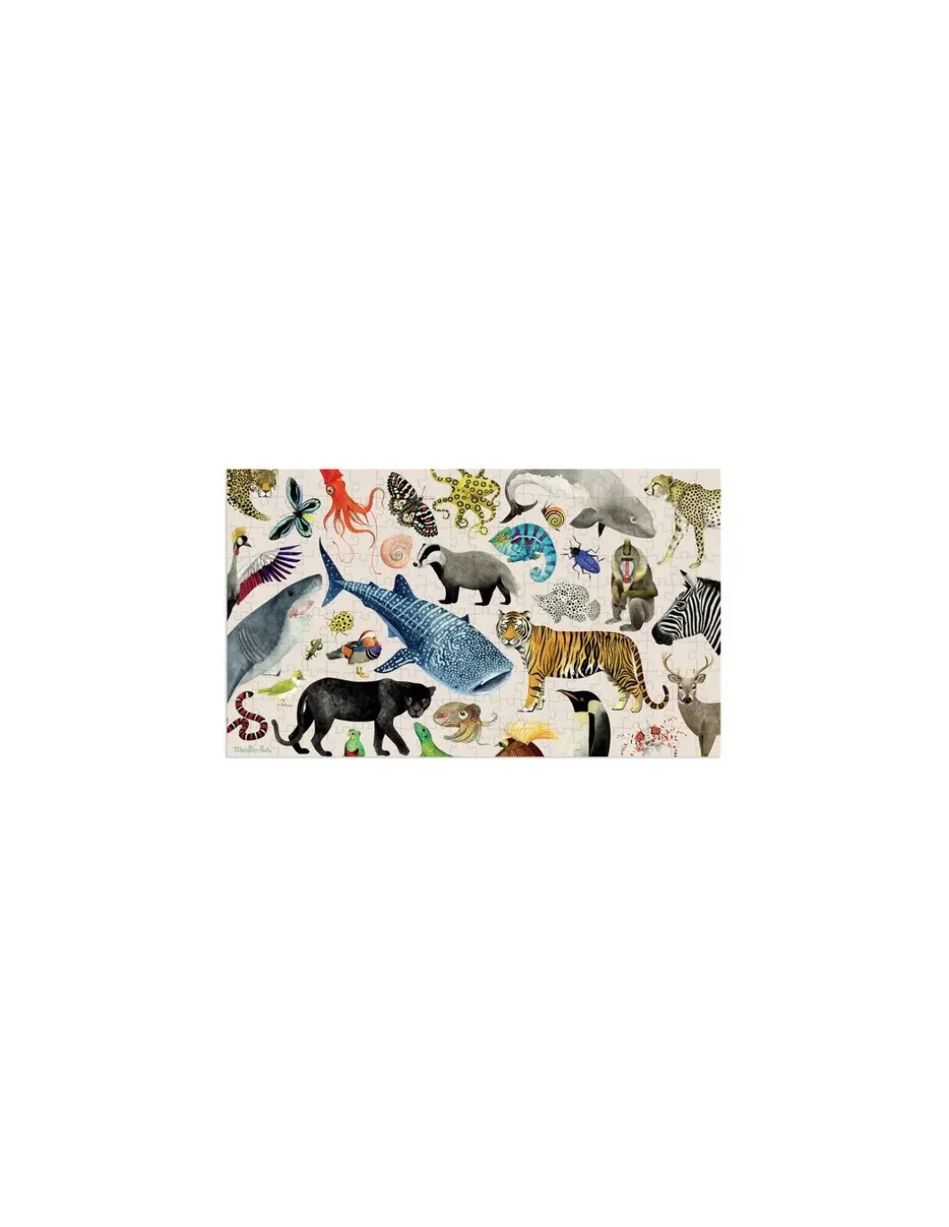 Puzzle 200 pièces les animaux du monde - Moulin Roty