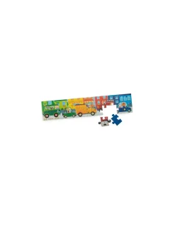 Puzzle 24 pièces Les véhicules Les Popipop - Moulin Roty
