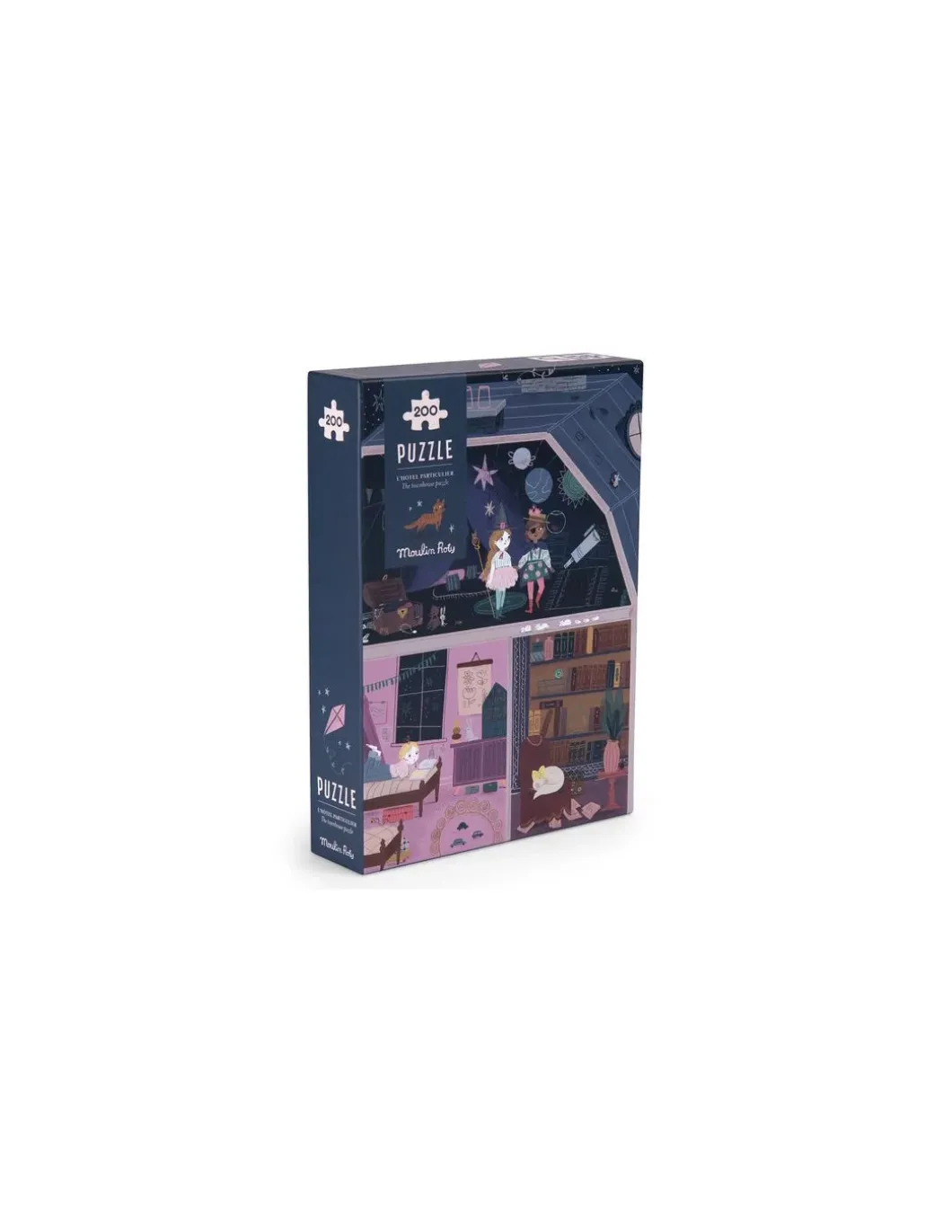 Puzzle 200 pièces l'hôtel particulier Les Parisiennes - Moulin Roty