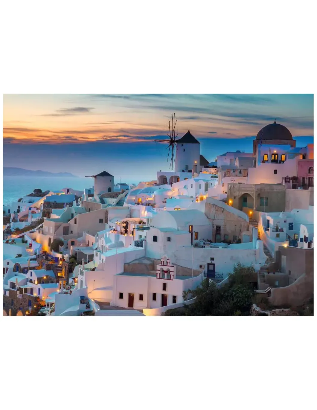 Puzzle 1000 pièces Santorin - Ravensburger