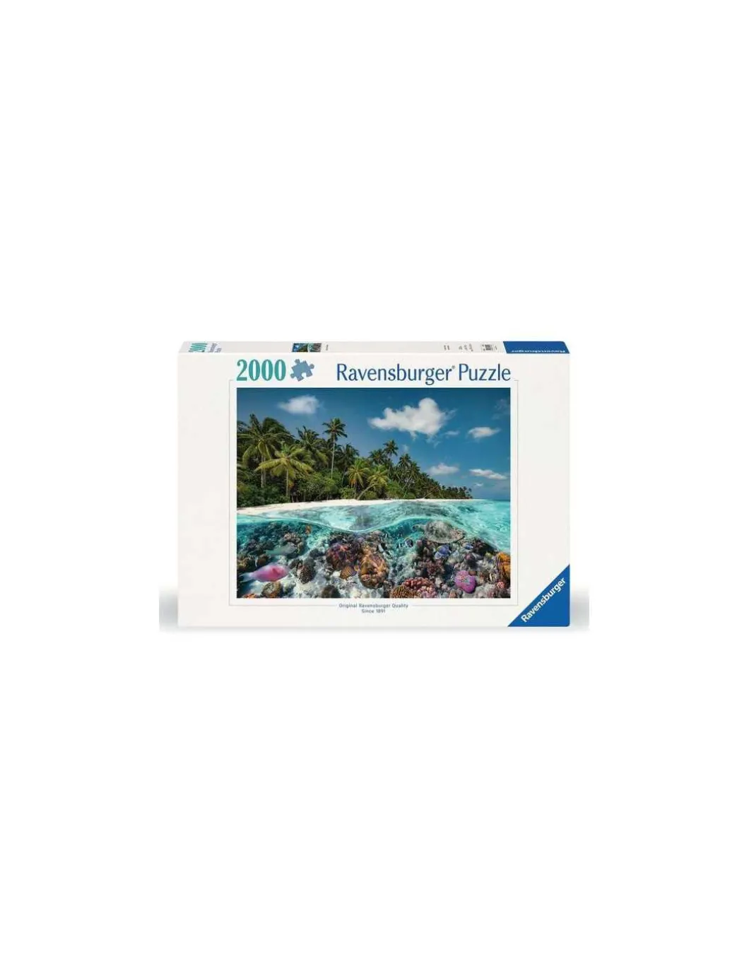 Puzzle 2000 pièces Une plongée aux Maldives - Ravensburger