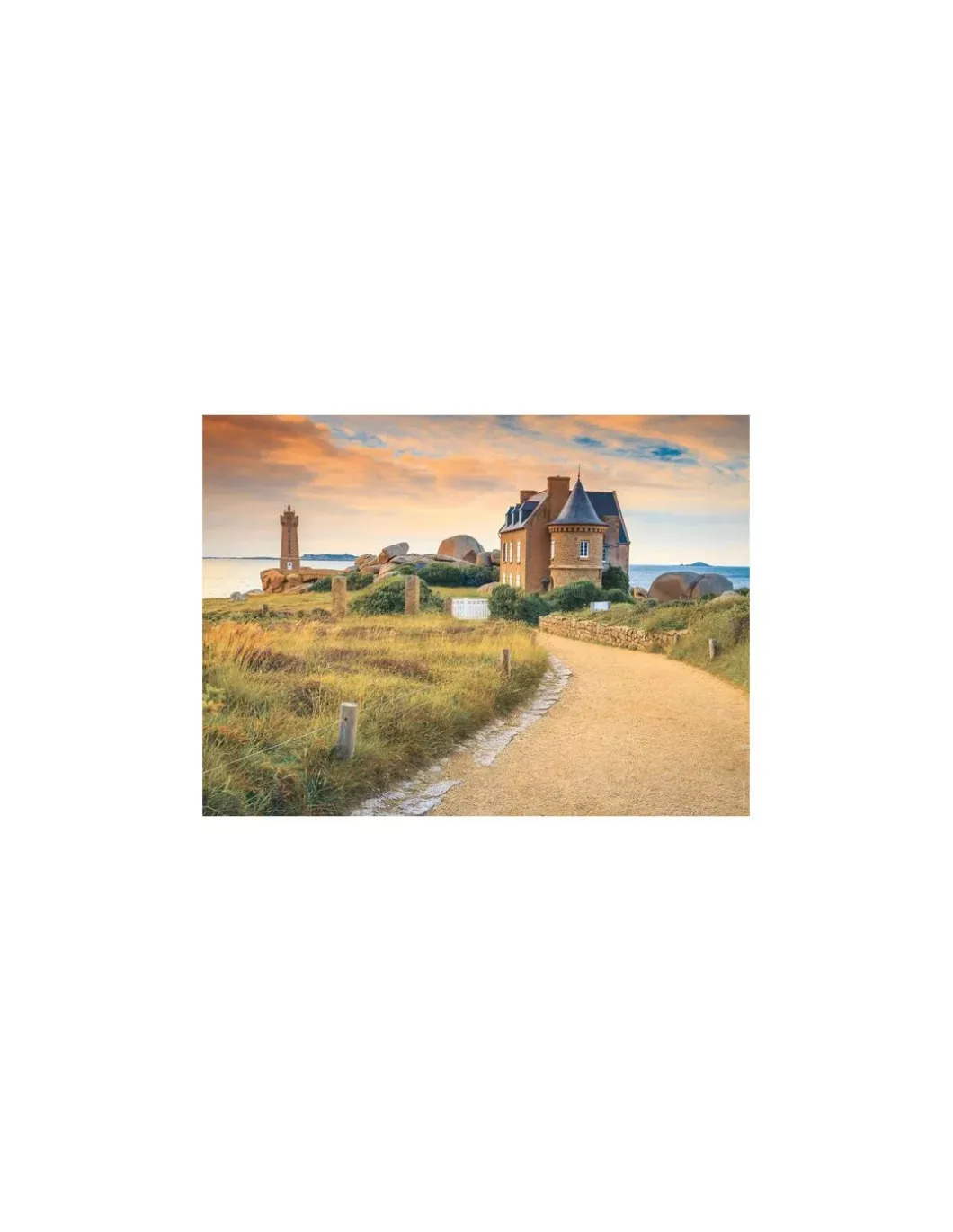 Puzzle 500 pièces vers le phare de Ploumanac'h - Nathan
