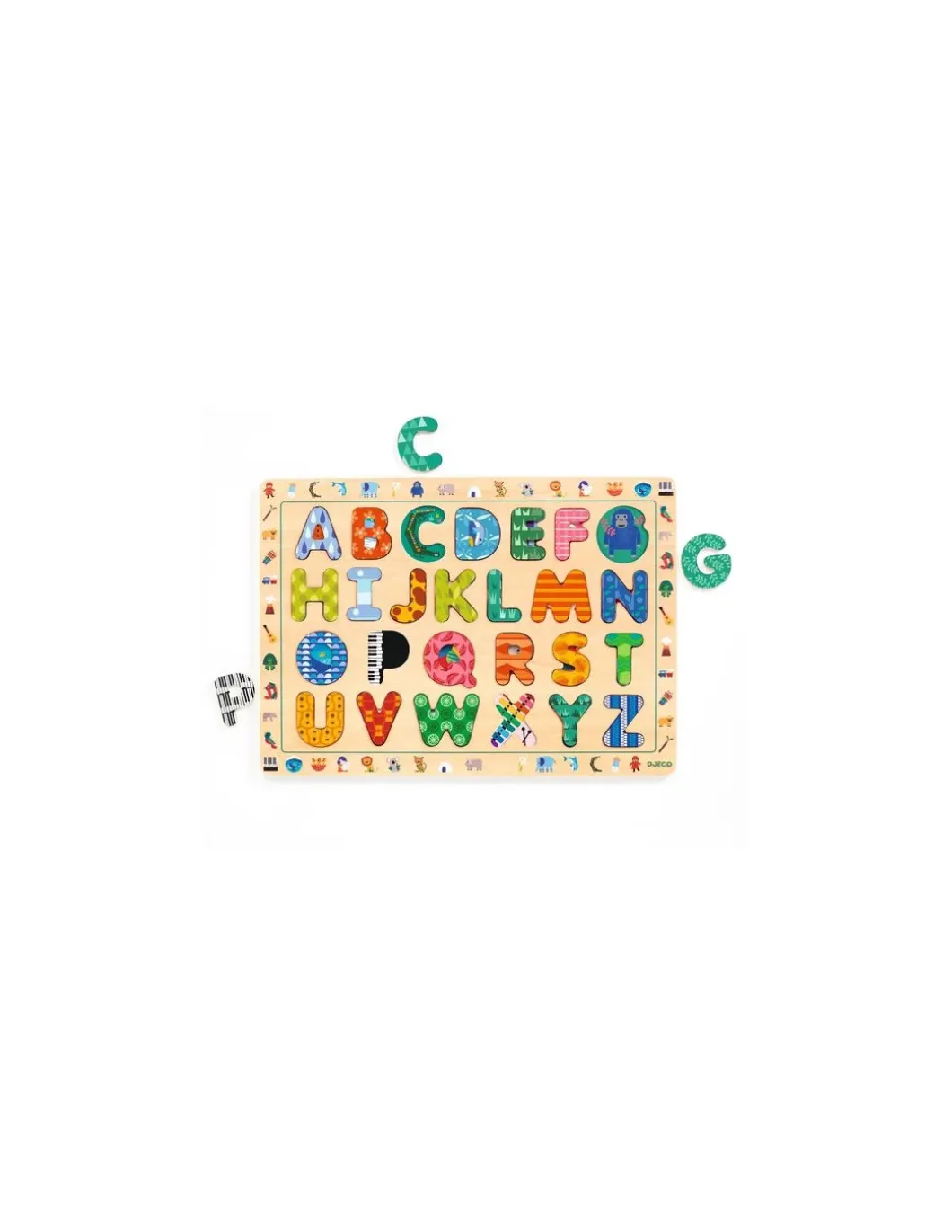 Puzzle ABC international - Djeco