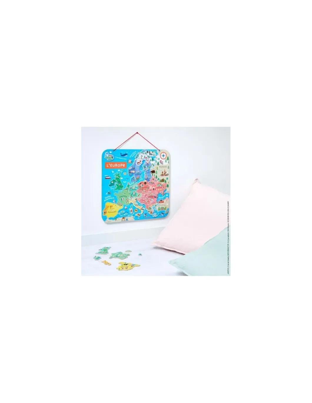 Puzzle carte d'Europe magnétique - Janod