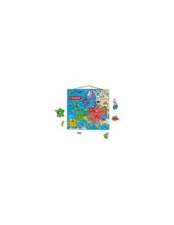 Puzzle carte d'Europe magnétique - Janod